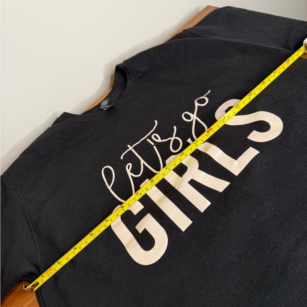 Let’s go girls black sweatshirt size small - Picture 6 of 7